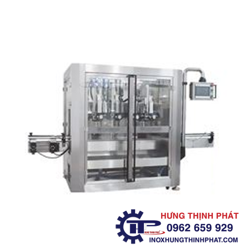 Máy chiết rót đóng chai tự động, thiết kế nhỏ gọn Máy chiết rót đóng chai tự động, thiết kế nhỏ gọn
